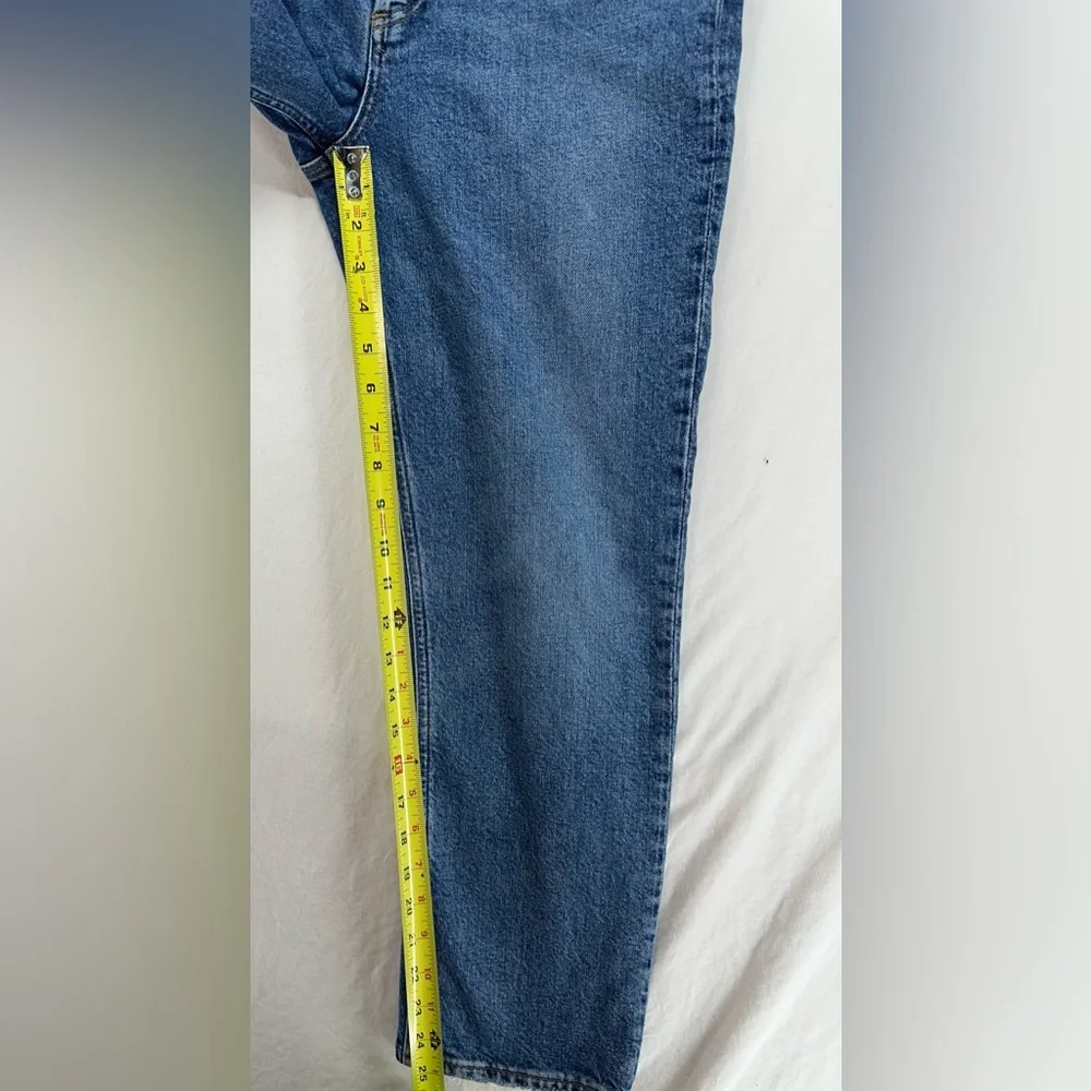 Agolde Womens Riley High Rise Straight Crop Cotton‎ Denim Button Fly Jeans 27 - Picture 7 of 11